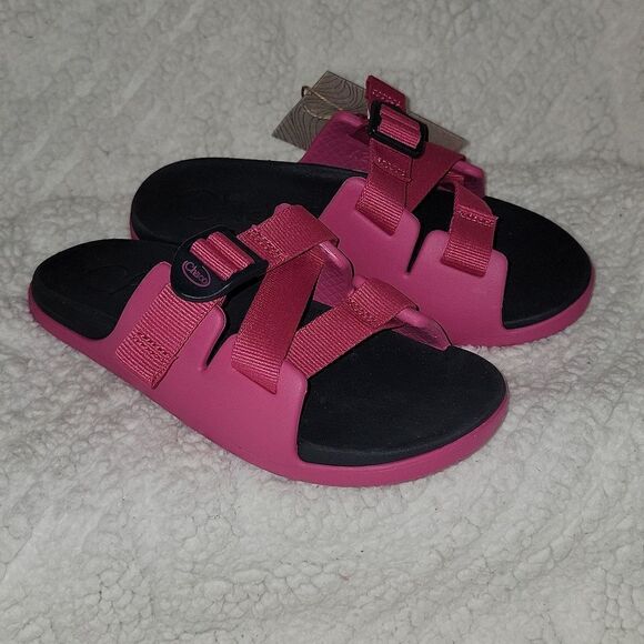 NWT Chaco K's Chillos Youth Active Magenta Adjustable Strap Sandals Size 2 - Picture 1 of 11